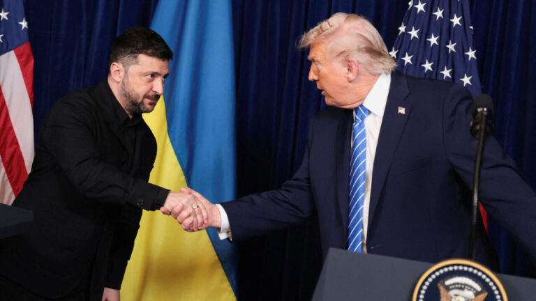 Trump y Zelenski negocian en Nueva York una salida al conflicto ucraniano