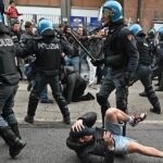 Italia detiene al presunto organizador de las protestas violentas mientras la tensión regresa a sus calles